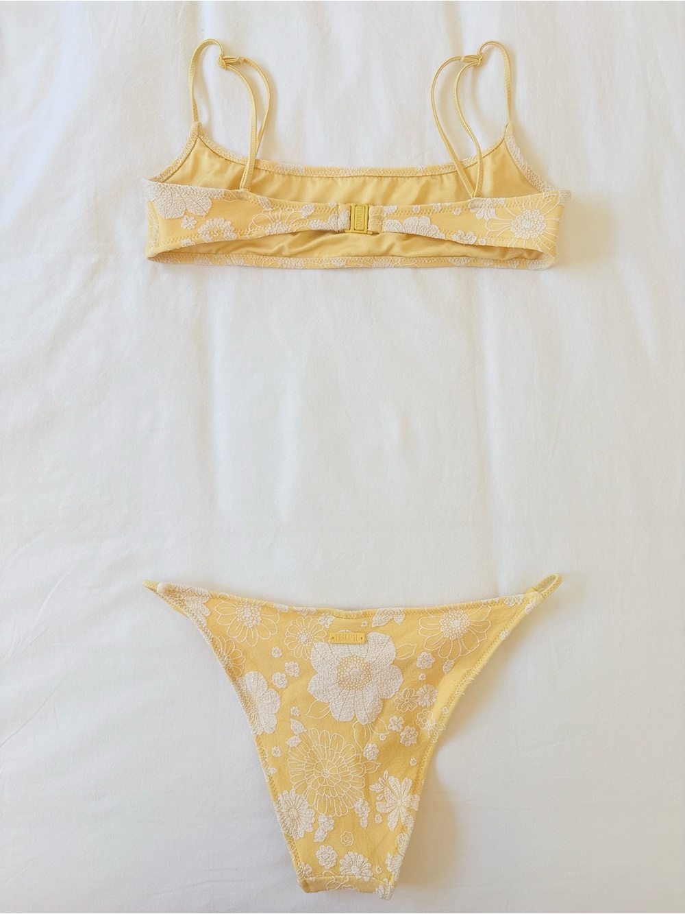 Triangl Yellow Floral Bikini Set - Picture 5 of 13